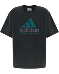 adidas - Equipment Logo-Print Cotton T-Shirt - Lyst