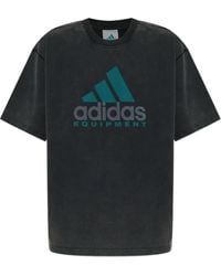 adidas - T-Shirt Equipment Con Stampa - Lyst