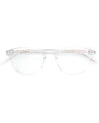Lesca - Round Frame Glasses - Lyst