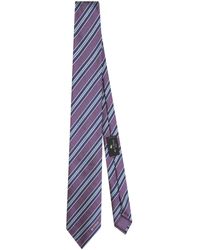 Etro - Striped Jacquard Silk Tie - Lyst
