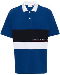 Chocoolate - Polo con panel a rayas - Lyst