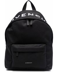 Givenchy ジバンシィ ロゴ バックパック - ブラック