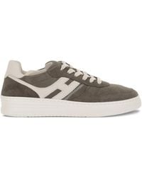 Hogan - H630 Suede Leather Logo Sneakers - Lyst