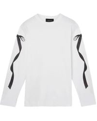 Simone Rocha - T-Shirt Mit Schleifen-Print - Lyst