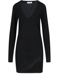 The Attico - Asymmetric Mini Dress - Lyst