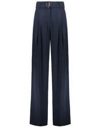 Moorer - Belted Pleated Trousers - Lyst
