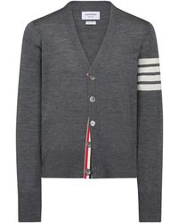 Thom Browne - Cárdigan con cuello en V - Lyst