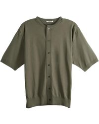 AURALEE - Giza Vest Met Korte Mouwen - Lyst