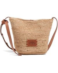 Bimba Y Lola - Small Logo-Patch Woven Shoulder Bag - Lyst