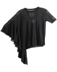 Uma Wang - Asymmetric Ruffled T-Shirt - Lyst