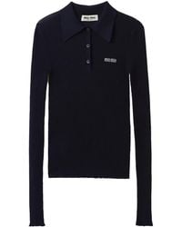 Miu Miu - Polo de cachemira - Lyst