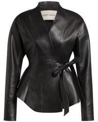 Alberta Ferretti - Leather Jacket - Lyst