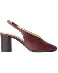 Lemaire - 80 Mm Glove Slingback Pumps - Lyst