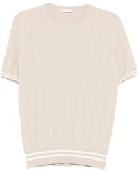 Panicale - Ribbed Striped T-Shirt - Lyst