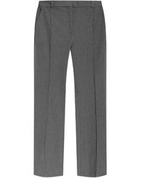 Samsøe & Samsøe - Pinstripe Pleated Trousers - Lyst