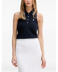 GANT - Sleeveless Polo Top - Lyst