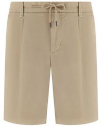 BOGGI - Drawstring Pleated Shorts - Lyst