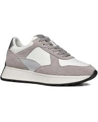 Geox - スエードレザーパネル スニーカー - Lyst