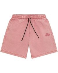 A Bathing Ape - Logo-Embroidered Shorts - Lyst
