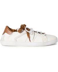 Miu Miu - Deco Leather Sneakers - Lyst