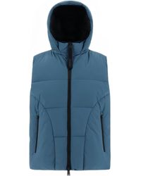 Herno - Hooded Zip Gilet - Lyst