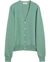 Lanvin - Merino-Wool Cardigan - Lyst