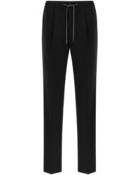 Incotex - 78 Drawstring Pleat Wool Trousers - Lyst
