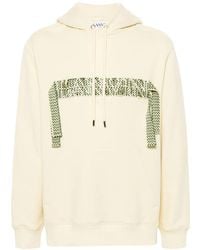 Lanvin - Hoodie With Embroidered Design For Fw24 - Lyst