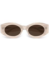 Alaïa - Oval-Frame Sunglasses - Lyst