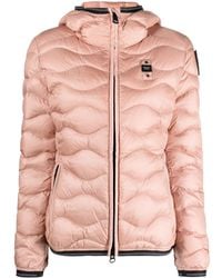 Blauer - Camelia Wave-quilted Jacket - Lyst