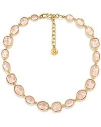 Goossens - Cabochons Gold-plated Necklace - Lyst