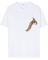 Soulland - T-shirt Kai' Peacock - Lyst