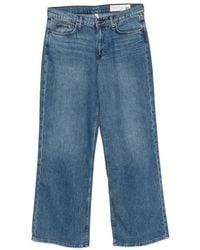 Rag & Bone - Vaqueros Anchos Con Efecto Degradado - Lyst