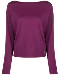 Patrizia Pepe - Rhinestone-embellished Jersey Sweatshirt - Lyst