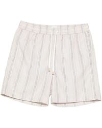 Eleventy - Striped-Pattern Swim Shorts - Lyst
