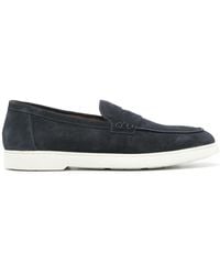 Doucal's - Almond Suede Loafers - Lyst