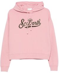 MC2 Saint Barth - Mindy Logo-Patch Drawstring Hoodie - Lyst