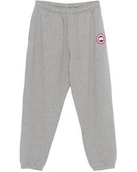 Canada Goose - Rove Logo-Patch Cotton Track Pants - Lyst