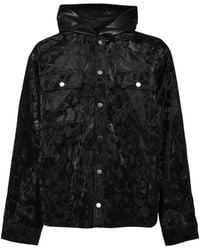 BREATH - Faux-Leather Hooded Jacket - Lyst