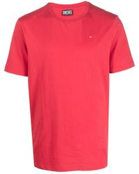 DIESEL - Camiseta T-Just-Microdiv con logo bordado - Lyst