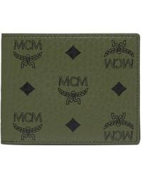 MCM - Aren Visetos Monogram Bifold Wallet - Lyst