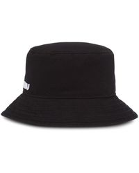 Miu Miu - Cappello bucket con logo - Lyst