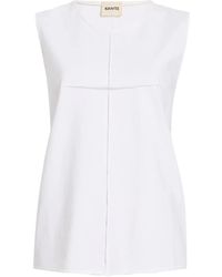 KHAITE - Allo Crew-Neck Sleeveless Vest - Lyst