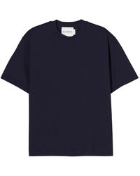 Closed - T-Shirt À Logo Brodé - Lyst