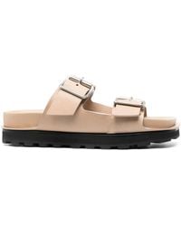 Jil Sander - Double Buckle-Fastening Sandals - Lyst