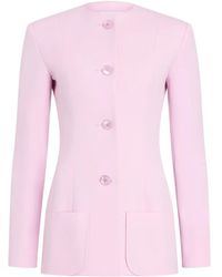 Patou - Chaqueta Sin Cuello Con Cierre De Botón - Lyst