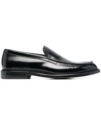 Doucal's - Almod-Toe Leather Loafers - Lyst