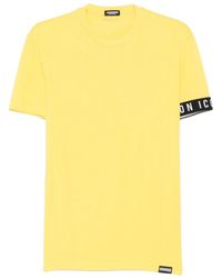 DSquared² - T-Shirt Met Icon-Afwerking - Lyst