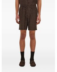 Ferragamo - Silk Bermuda Shorts - Lyst
