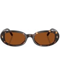 Tory Burch - Miller Oval Sunglasses - Lyst
